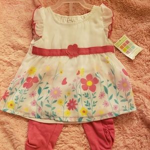 2 piece baby girl floral dress